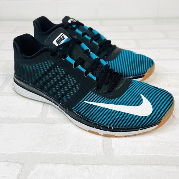 Nike Zoom Speed TR Training Shoes Blue Black White Sneakers Mens Size 10 - Picture 1 of 10